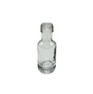ขวดเหล้าแก้วใส ปากเกลียว 20 ml - รุ่นจิ๋ว