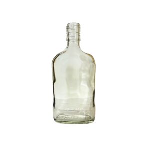 ขวดแก้วรีไซเคิล 350 ml - สีชา LOGO H